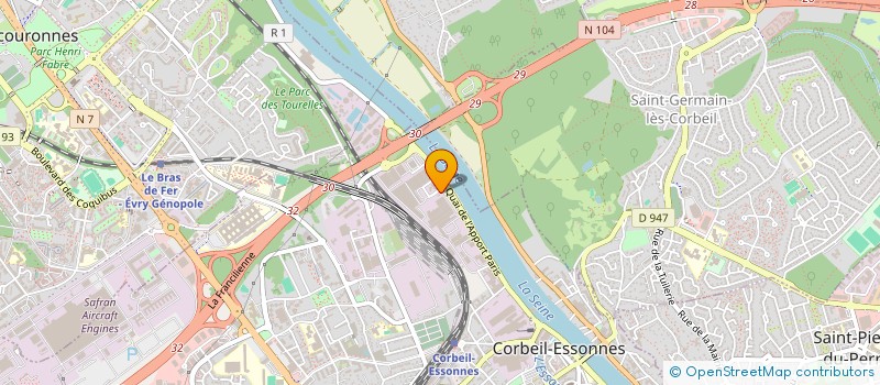 localisation de l'entreprise GROUPE SAINT LEONARD à CORBEIL-ESSONNES