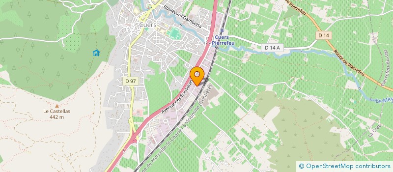 localisation de l'entreprise GROUPE SAINT YVES à CUERS