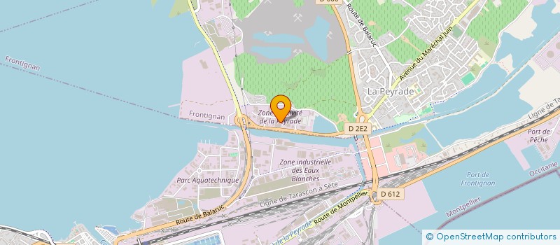 localisation de l'entreprise GROUPE SALTRE à FRONTIGNAN