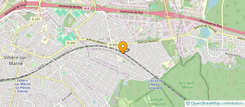 localisation de l'entreprise GROUPE SALVADOR  ROISSY-EN-BRIE