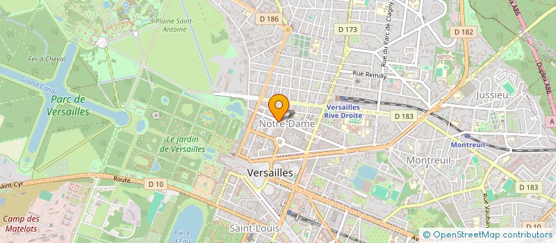 localisation de l'entreprise GROUPE SAM RENOVATION à VERSAILLES