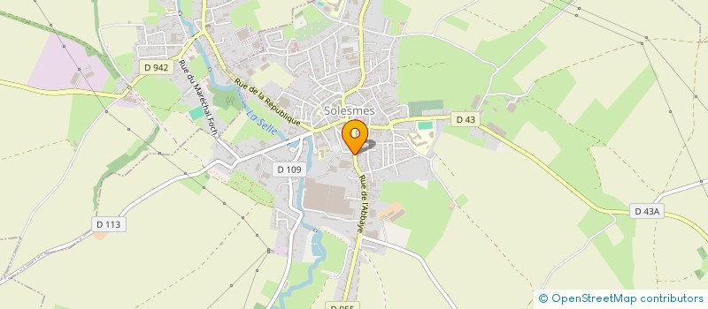 localisation de l'entreprise GROUPE SANIEZ à SOLESMES