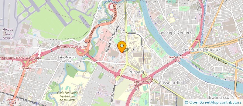 localisation de l'entreprise GROUPE SANTE RECHERCHE à TOULOUSE