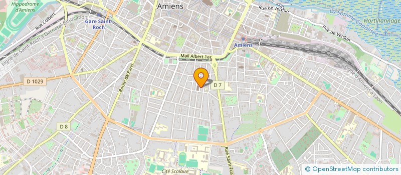 localisation de l'entreprise GROUPE SANTE VICTOR PAUCHET à AMIENS