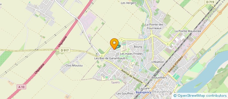 localisation de l'entreprise GROUPE SARAIVA DOS SANTOS  BEAUGENCY