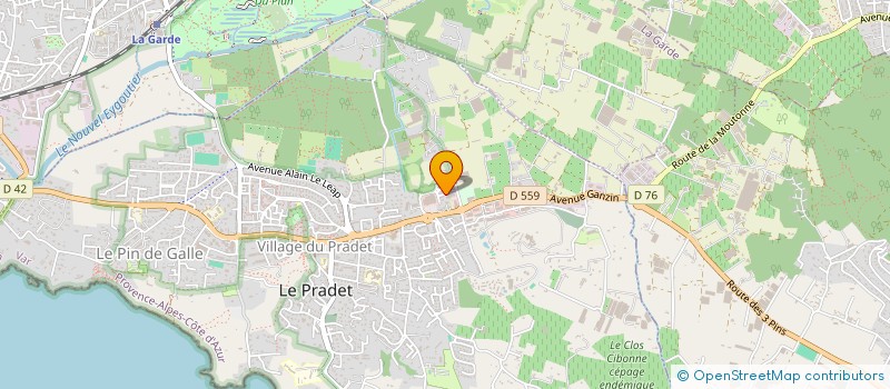 localisation de l'entreprise GROUPE SARROCHE DEVELOPPEMENT à LE PRADET
