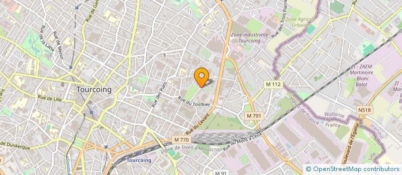 localisation de l'entreprise GROUPE SARTEL  TOURCOING