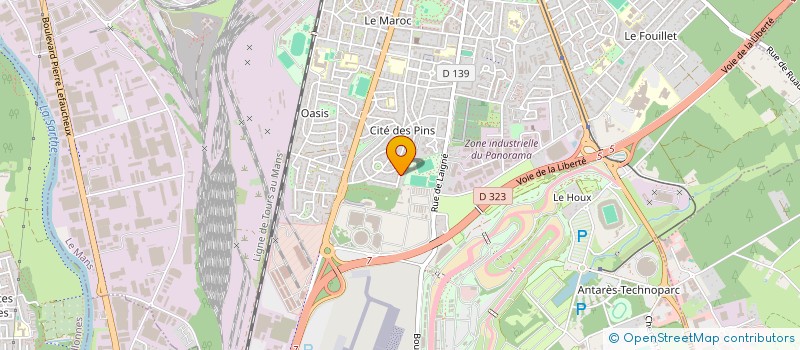 localisation de l'entreprise GROUPE SARTHOIS ORNITHOLOGIQUE  LE MANS