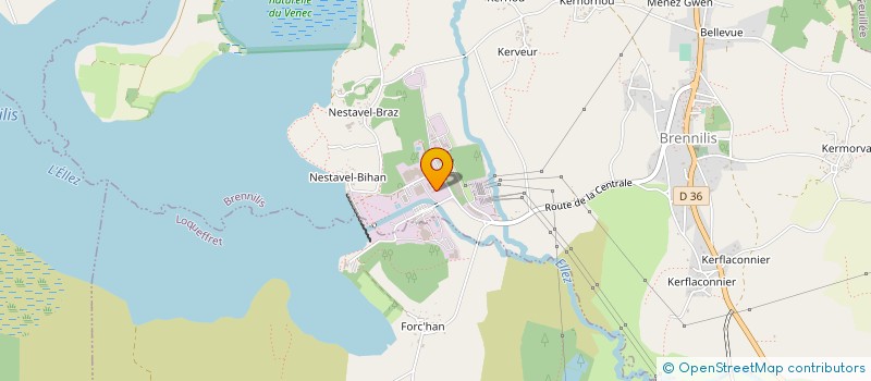 localisation de l'entreprise GROUPE SATET  BRENNILIS