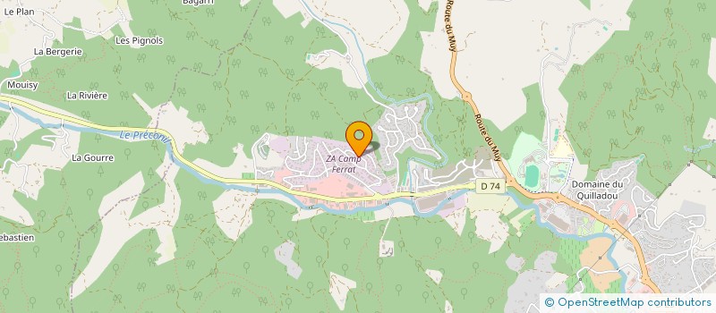 localisation de l'entreprise GROUPE SATNAD à SAINTE-MAXIME