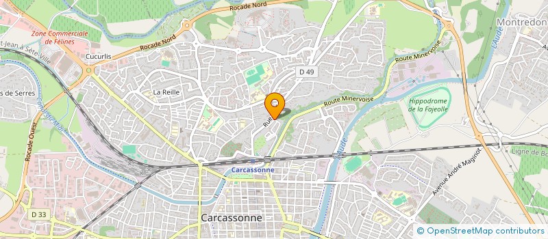 localisation de l'entreprise GROUPE SAUNIE  CARCASSONNE