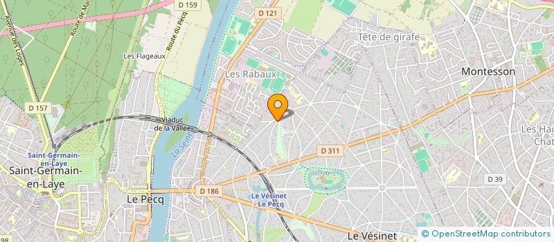 localisation de l'entreprise GROUPE SAVEN  LE VESINET