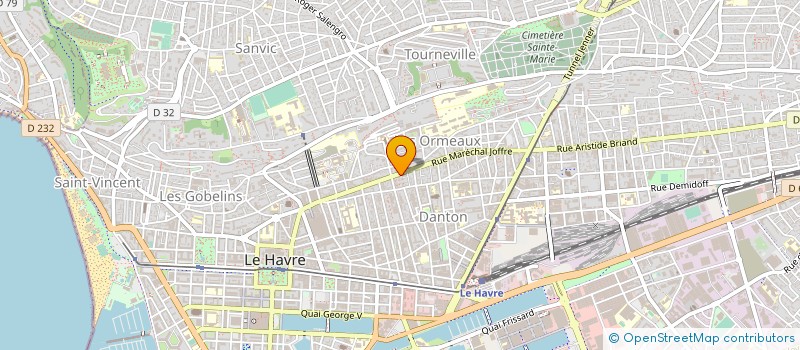 localisation de l'entreprise GROUPE SAVEURS DE TERROIRS à LE HAVRE
