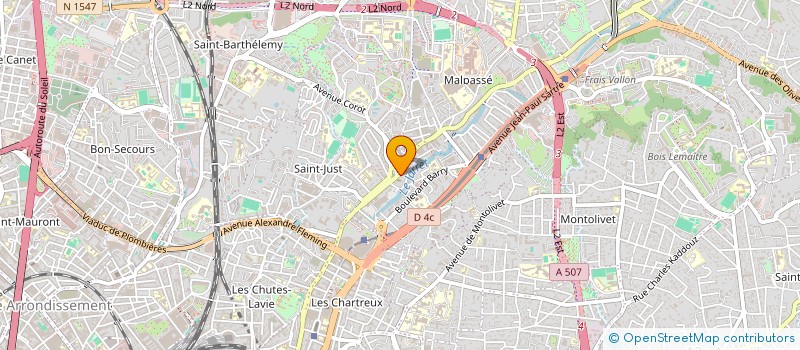 localisation de l'entreprise GROUPE SAVI-JACQUET à MARSEILLE