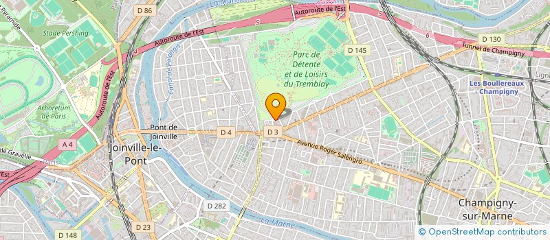 localisation de l'entreprise GROUPE SB à CHAMPIGNY-SUR-MARNE