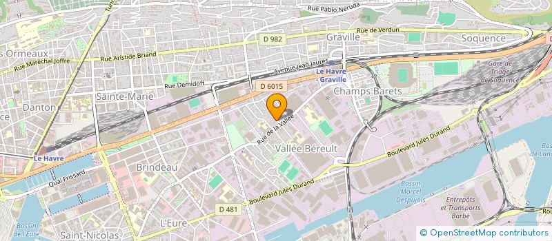 localisation de l'entreprise GROUPE SB à LE HAVRE