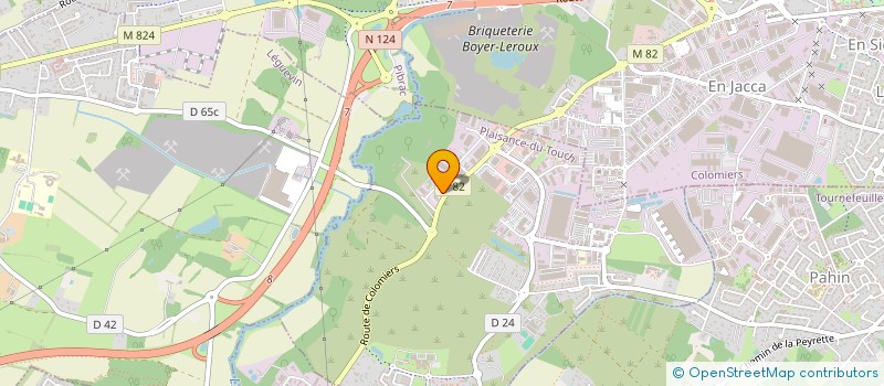 localisation de l'entreprise GROUPE SBG  PLAISANCE-DU-TOUCH