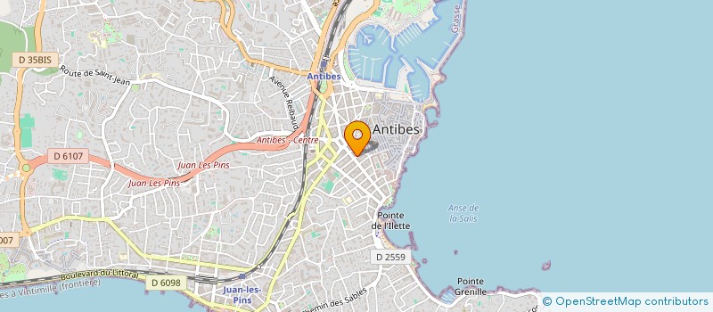 localisation de l'entreprise GROUPE SBL à ANTIBES