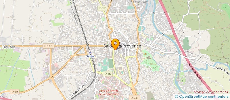 localisation de l'entreprise GROUPE SBP à SALON-DE-PROVENCE