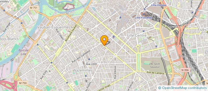 localisation de l'entreprise GROUPE SC1 à LILLE