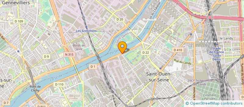 localisation de l'entreprise GROUPE SCHILO IMMOBILIER à SAINT-OUEN-SUR-SEINE