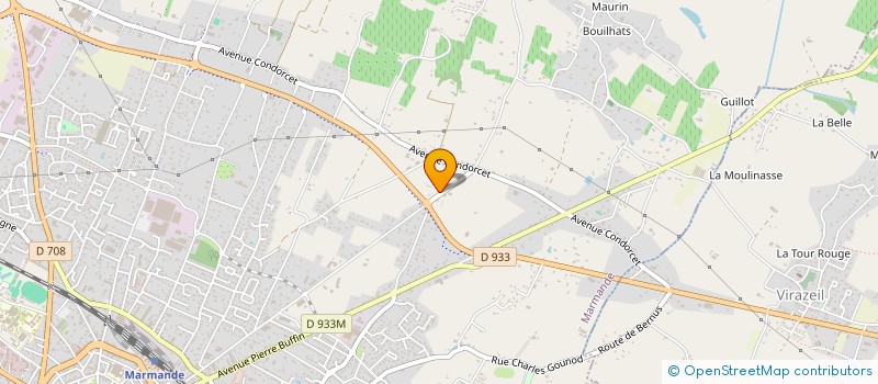 localisation de l'entreprise GROUPE SCHIRO  MARMANDE