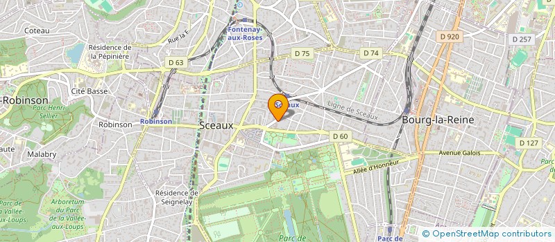 localisation de l'entreprise GROUPE SCIENCES-U à SCEAUX