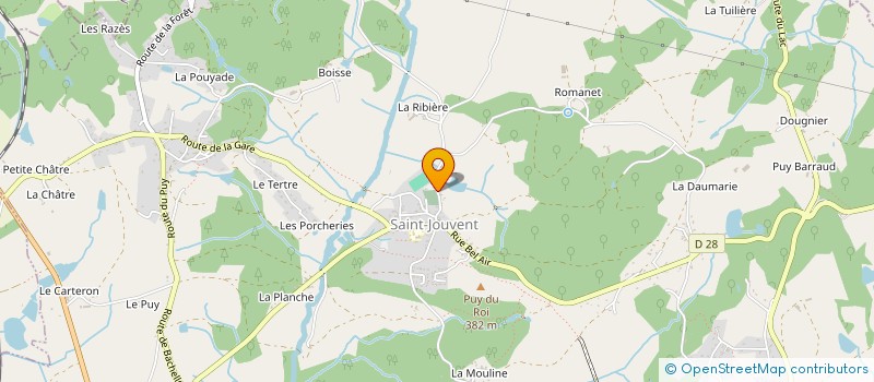 localisation de l'entreprise GROUPE SCM à SAINT-JOUVENT