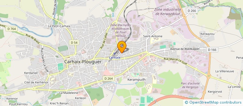 localisation de l'entreprise GROUPE SCOLAIRE ENFANT JESUS à CARHAIX PLOUGUER
