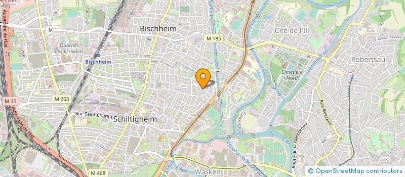 localisation de l'entreprise GROUPE SCOLAIRE HARMONIE  SCHILTIGHEIM