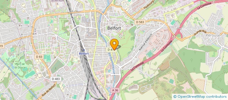 localisation de l'entreprise GROUPE SCOLAIRE KOUBA à BELFORT