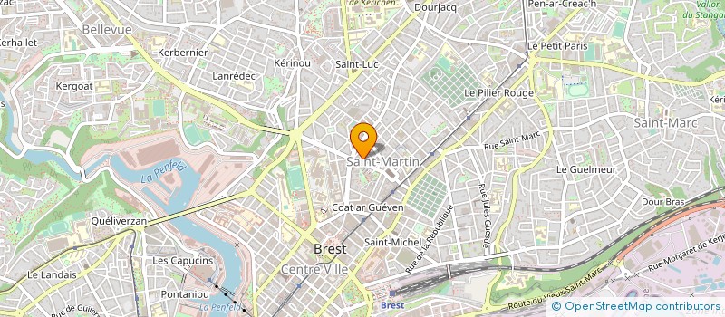 localisation de l'entreprise GROUPE SCOLAIRE LA PROVIDENCE à BREST