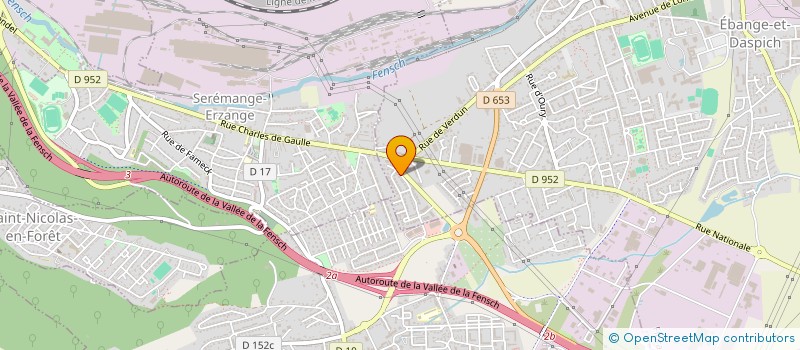 localisation de l'entreprise GROUPE SCOLAIRE LES CHEMINS DU SAVOIR  FLORANGE