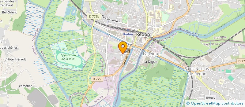 localisation de l'entreprise GROUPE SCOLAIRE NOTRE-DAME à REDON