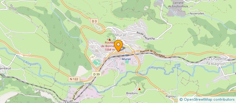 localisation de l'entreprise GROUPE SCOLAIRE NOTRE DAME à MURAT
