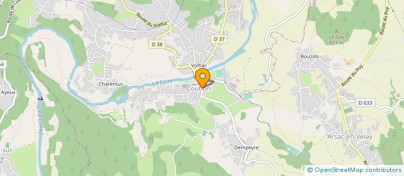 localisation de l'entreprise GROUPE SCOLAIRE PRIVE ST-GERMAIN-LAPRADE  SAINT-GERMAIN-LAPRADE