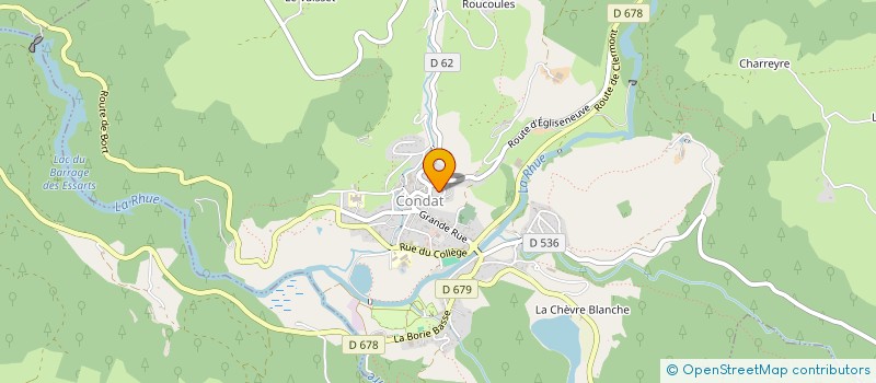 localisation de l'entreprise GROUPE SCOLAIRE SAINT JOSEPH à CONDAT