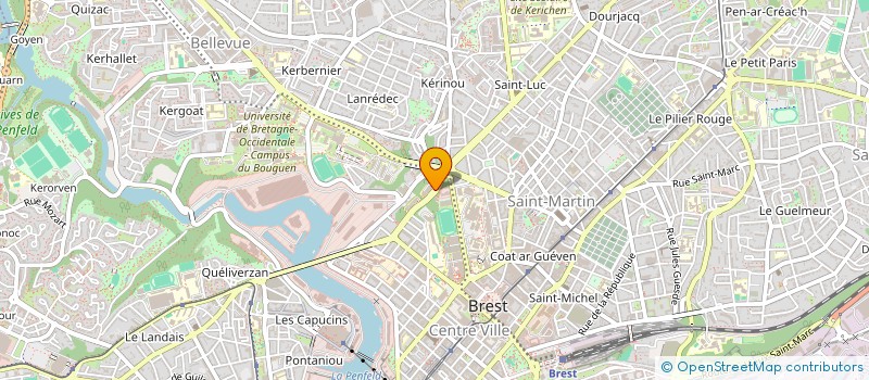 localisation de l'entreprise GROUPE SCOLAIRE SAINTE ANNE à BREST