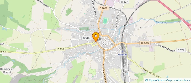 localisation de l'entreprise GROUPE SCOLAIRE SAINTE PROCULE à GANNAT