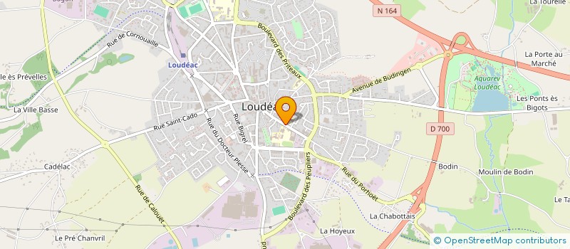 localisation de l'entreprise GROUPE SCOLAIRE ST JOSEPH à LOUDEAC