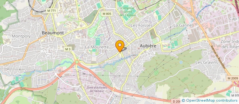 localisation de l'entreprise GROUPE SCOLAIRE ST JOSEPH  AUBIERE