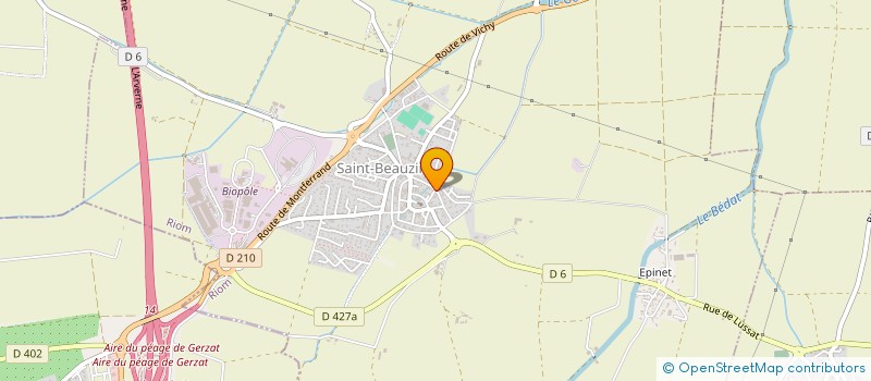 localisation de l'entreprise GROUPE SCOLAIRE ST JOSEPH à SAINT-BEAUZIRE