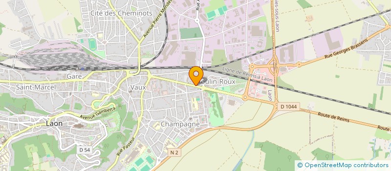 localisation de l'entreprise GROUPE SCT CONTROLE TECHNIQUE  LAON