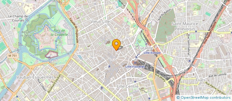 localisation de l'entreprise GROUPE SEBAG à LILLE