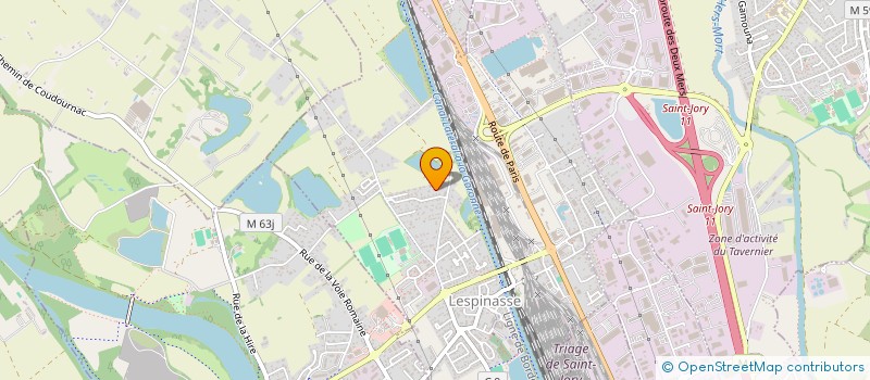 localisation de l'entreprise GROUPE SECOND RUN  LESPINASSE