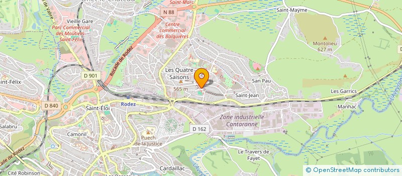 localisation de l'entreprise GROUPE SECURI PLUS AVEYRON  ONET-LE-CHATEAU