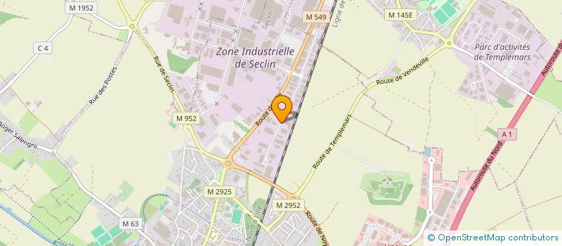 localisation de l'entreprise GROUPE SECURIGUARD SARL à SECLIN