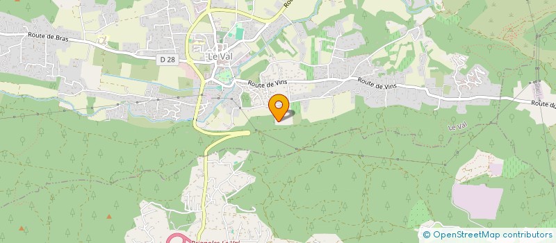 localisation de l'entreprise GROUPE SECURITE ALARME à LE VAL