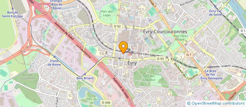 localisation de l'entreprise GROUPE SECURITE ET PROTECTION à EVRY-COURCOURONNES