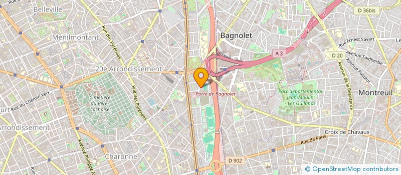 localisation de l'entreprise GROUPE SECURITE PRIVE  PARIS